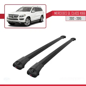 Mercedes GL (X166) 2012-2015 Arası ile uyumlu ACE-1 Ara Atkı Tavan Barı SİYAH thumb 3