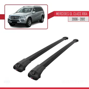 Mercedes GL (X164) 2006-2012 Arası ile uyumlu ACE-1 Ara Atkı Tavan Barı SİYAH thumb 3