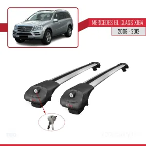 Mercedes GL (X164) 2006-2012 Arası ile uyumlu ACE-1 Ara Atkı Tavan Barı GRİ thumb 4