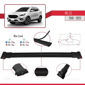 Mazda Tribute 2000-2007 Arası ile Uyumlu FLY Model Ara Atkı Tavan Barı SİYAH thumb 4