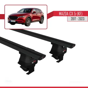 Mazda Cx-5 (KF) 2017 ve Sonrası ile uyumlu ACE-4 Ara Atkı Tavan Barı SİYAH thumb 4
