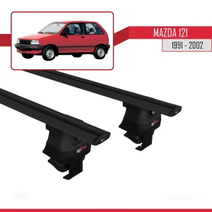 Mazda 121 1991-2002 Arası ile uyumlu ACE-4 Ara Atkı Tavan Barı SİYAH thumb 4