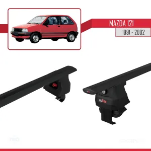 Mazda 121 1991-2002 Arası ile uyumlu ACE-4 Ara Atkı Tavan Barı SİYAH thumb 5
