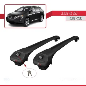 Lexus RX350 - RX350-2 2008-2015 Arası ile uyumlu ACE-1 Ara Atkı Tavan Barı SİYAH thumb 4