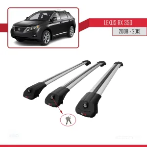 Lexus RX350 - RX350-2 2008-2015 Arası ile uyumlu ACE-1 Ara Atkı Tavan Barı GRİ 3 ADET BAR thumb 4