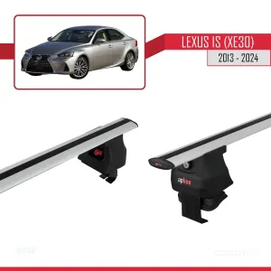 Lexus IS (XE30) 2013 ve Sonrası ile uyumlu ACE-4 Ara Atkı Tavan Barı GRİ thumb 4