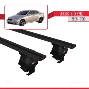 Lexus IS (XE20) 2005-2013 Arası ile uyumlu ACE-4 Ara Atkı Tavan Barı SİYAH thumb 4