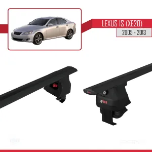 Lexus IS (XE20) 2005-2013 Arası ile uyumlu ACE-4 Ara Atkı Tavan Barı SİYAH thumb 5