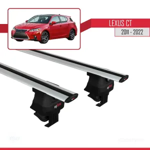Lexus CT 2011-2022 Arası ile uyumlu ACE-4 Ara Atkı Tavan Barı GRİ thumb 2