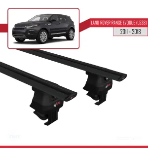 Land Rover Range Rover Evoque (L538) 2011-2018 Arası ile uyumlu ACE-4 Ara Atkı Tavan Barı SİYAH thumb 4