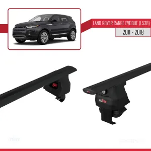 Land Rover Range Rover Evoque (L538) 2011-2018 Arası ile uyumlu ACE-4 Ara Atkı Tavan Barı SİYAH thumb 5