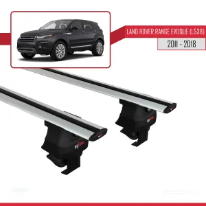 Land Rover Range Rover Evoque (L538) 2011-2018 Arası ile uyumlu ACE-4 Ara Atkı Tavan Barı GRİ thumb 2