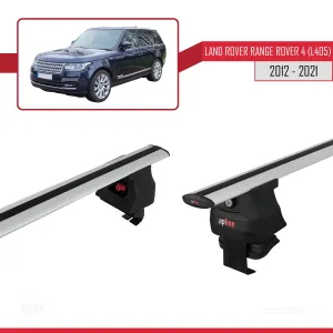 Land Rover Rang Rover 4 (L405) 2012-2021 Arası ile uyumlu ACE-4 Ara Atkı Tavan Barı GRİ thumb 3