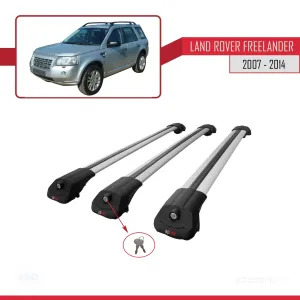 Land Rover Freelander 2007-2014 Arası ile uyumlu ACE-1 Ara Atkı Tavan Barı GRİ 3 ADET BAR thumb 4