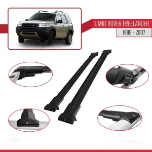 Land Rover Freelander 1998-2007 Arası ile uyumlu FLY Model Ara Atkı Tavan Barı SİYAH thumb 5