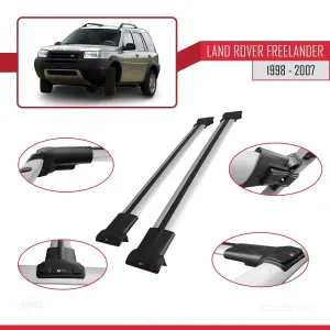 Land Rover Freelander 1998-2007 Arası ile uyumlu FLY Model Ara Atkı Tavan Barı GRİ thumb 5