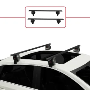 Land Rover Discovery Sport 2 2019 ve Sonrası ile uyumlu ACE-4 Ara Atkı Tavan Barı SİYAH thumb 2