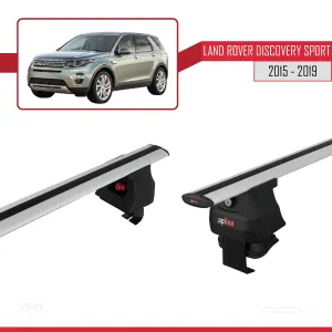 Land Rover Discovery Sport (L550) 2015-2019 Arası ile uyumlu ACE-4 Ara Atkı Tavan Barı GRİ thumb 3