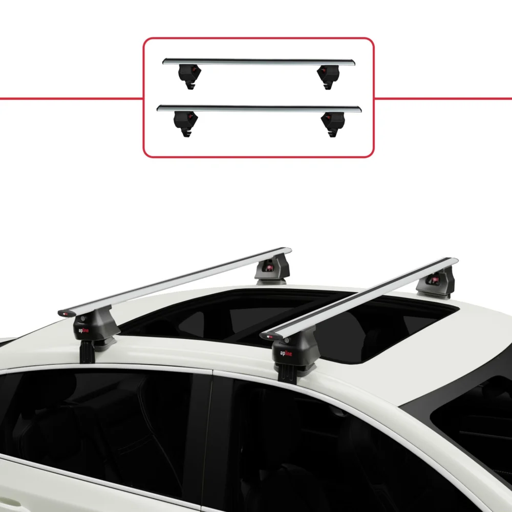 Lancia Thema 2011-2014 Arası ile uyumlu ACE-4 Ara Atkı Tavan Barı GRİ