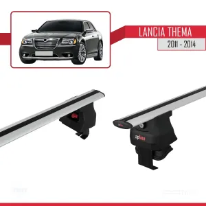 Lancia Thema 2011-2014 Arası ile uyumlu ACE-4 Ara Atkı Tavan Barı GRİ thumb 3