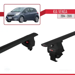 Kia Venga 2014-2019 Arası ile uyumlu ACE-4 Ara Atkı Tavan Barı SİYAH thumb 5