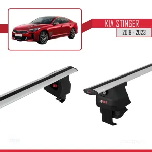 Kia Stinger 2018-2023 Arası ile uyumlu ACE-4 Ara Atkı Tavan Barı GRİ thumb 3