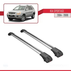 Kia Sportage 2004-2009 Arası ile uyumlu ACE-1 Ara Atkı Tavan Barı GRİ thumb 3