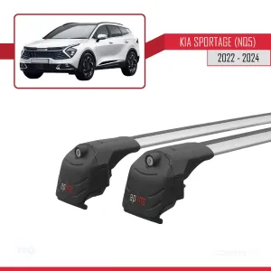 Kia SPORTAGE (NQ5) 2022 ve Sonrası (SUNROOFSUZ) ile uyumlu ACE-2 Ara Atkı Tavan Barı GRİ thumb 4