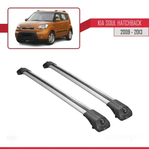 Kia Soul Hatchback 2009-2013 Arası ile uyumlu ACE-1 Ara Atkı Tavan Barı GRİ thumb 3