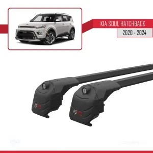 Kia Soul (SK3) 2020 ve Sonrası ile uyumlu ACE-2 Ara Atkı Tavan Barı SİYAH thumb 4