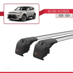 Kia Soul (SK3) 2020 ve Sonrası ile uyumlu ACE-2 Ara Atkı Tavan Barı GRİ thumb 4