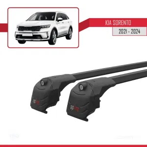 Kia SORENTO (MQ4) 2021 ve Sonrası Arası ile uyumlu ACE-2 Ara Atkı Tavan Barı SİYAH thumb 4