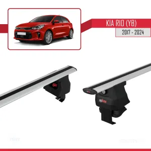 Kia Rio (YB) Hatchback 2017 ve Sonrası ile uyumlu ACE-4 Ara Atkı Tavan Barı GRİ thumb 3