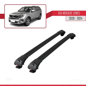 Kia Mohave (HM2) 2020 ve Sonrası ile uyumlu ACE-1 Ara Atkı Tavan Barı SİYAH thumb 3
