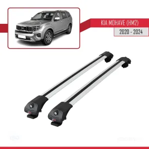 Kia Mohave (HM2) 2020 ve Sonrası ile uyumlu ACE-1 Ara Atkı Tavan Barı GRİ thumb 3