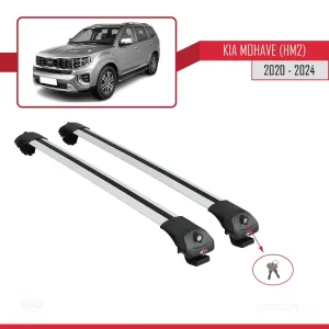 Kia Mohave (HM2) 2020 ve Sonrası ile uyumlu ACE-1 Ara Atkı Tavan Barı GRİ thumb 4
