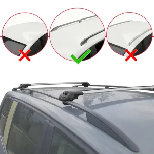 Kia Mohave (HM) 2008-2019 Arası ile uyumlu ACE-1 Ara Atkı Tavan Barı GRİ thumb 2