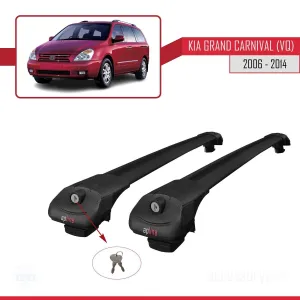 Kia Grand Carnival (VQ) 2006-2014 Arası ile uyumlu ACE-1 Ara Atkı Tavan Barı SİYAH thumb 4
