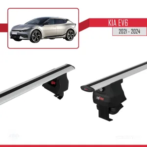 Kia Ev6 2021 ve Sonrası ile uyumlu ACE-4 Ara Atkı Tavan Barı GRİ thumb 4