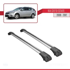 Kia Ceed SPORTSWAGON 2009-2012 Arası ile uyumlu ACE-1 Ara Atkı Tavan Barı GRİ thumb 3