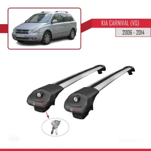 Kia Carnival (VQ) 2006-2014 Arası ile uyumlu ACE-1 Ara Atkı Tavan Barı GRİ thumb 4