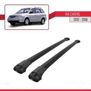 Kia Carens 2002-2006 Arası ile uyumlu ACE-1 Ara Atkı Tavan Barı SİYAH thumb 3