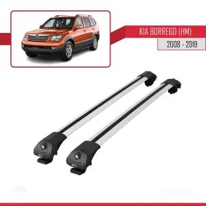 Kia Borrego (HM) 2008-2019 Arası ile uyumlu ACE-1 Ara Atkı Tavan Barı GRİ thumb 3
