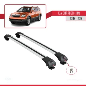 Kia Borrego (HM) 2008-2019 Arası ile uyumlu ACE-1 Ara Atkı Tavan Barı GRİ thumb 4