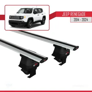 Jeep Renegade (BU) 2014 ve Sonrası ile uyumlu ACE-4 Ara Atkı Tavan Barı GRİ thumb 2