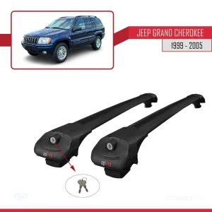 Jeep Grand Cherokee 1999-2005 Arası ile uyumlu ACE-1 Ara Atkı Tavan Barı SİYAH thumb 4