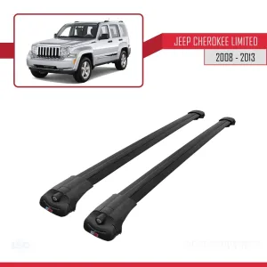 Jeep Cherokee (KK) 2008-2013 Arası ile uyumlu ACE-1 Ara Atkı Tavan Barı SİYAH thumb 3