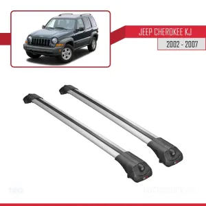 Jeep Cherokee (KJ) 2002-2007 Arası ile uyumlu ACE-1 Ara Atkı Tavan Barı GRİ thumb 3
