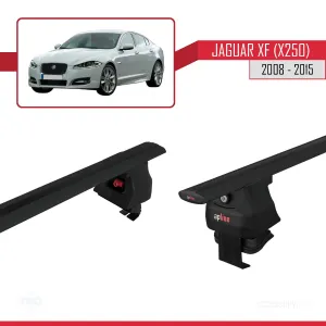Jaguar XF (X250) 2008-2015 Arası ile uyumlu ACE-4 Ara Atkı Tavan Barı SİYAH thumb 5