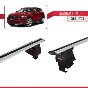 Jaguar F-Pace 2016 ve Sonrası ile uyumlu ACE-4 Ara Atkı Tavan Barı GRİ thumb 4